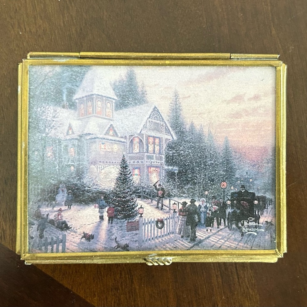 Thomas Kinkade Trinket Box